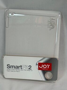 The Joy Factory Smart Fit 2 Ultra Thin Snap On Hard Case for Ipad 2 - Clear -New
